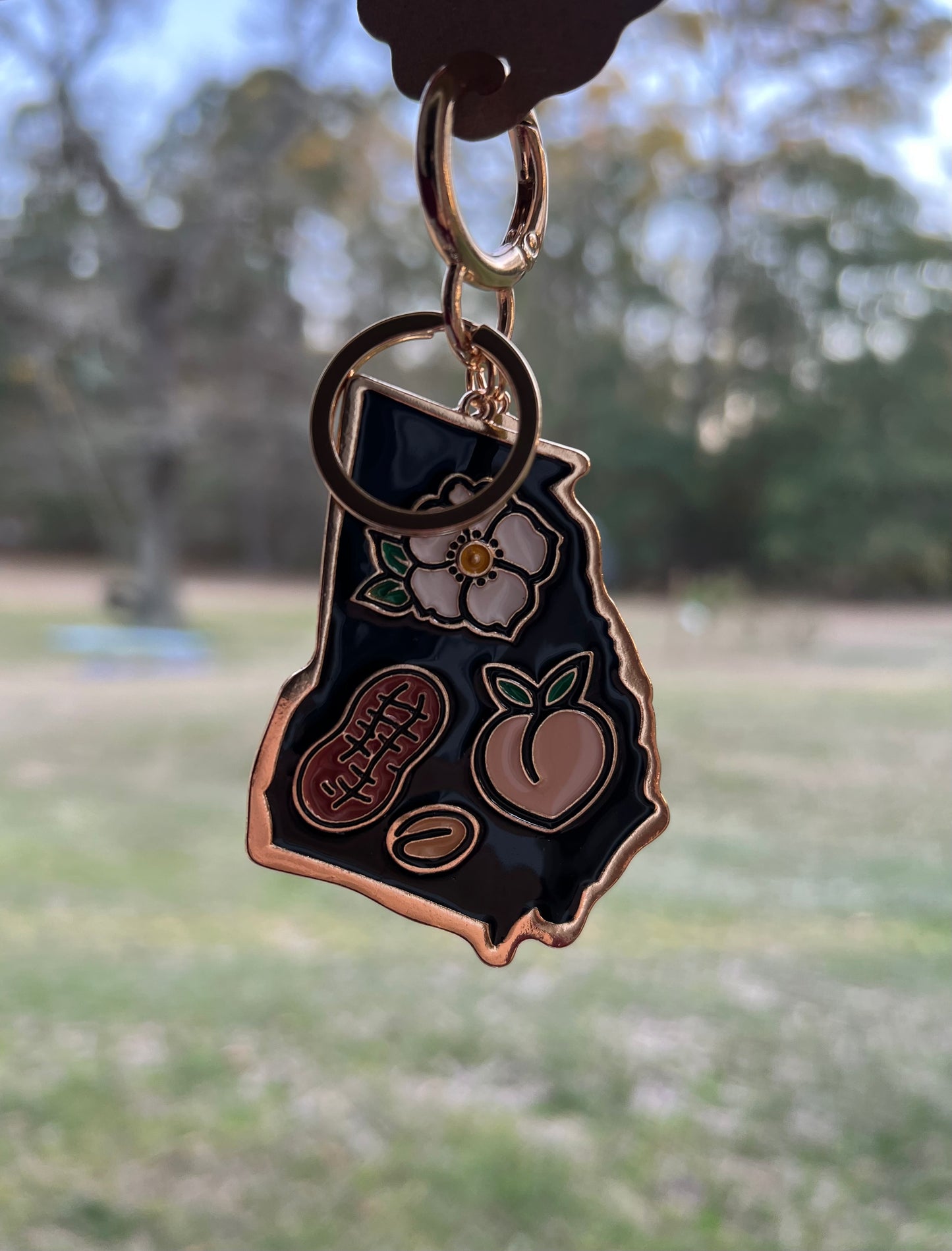 Georgia State Keychain