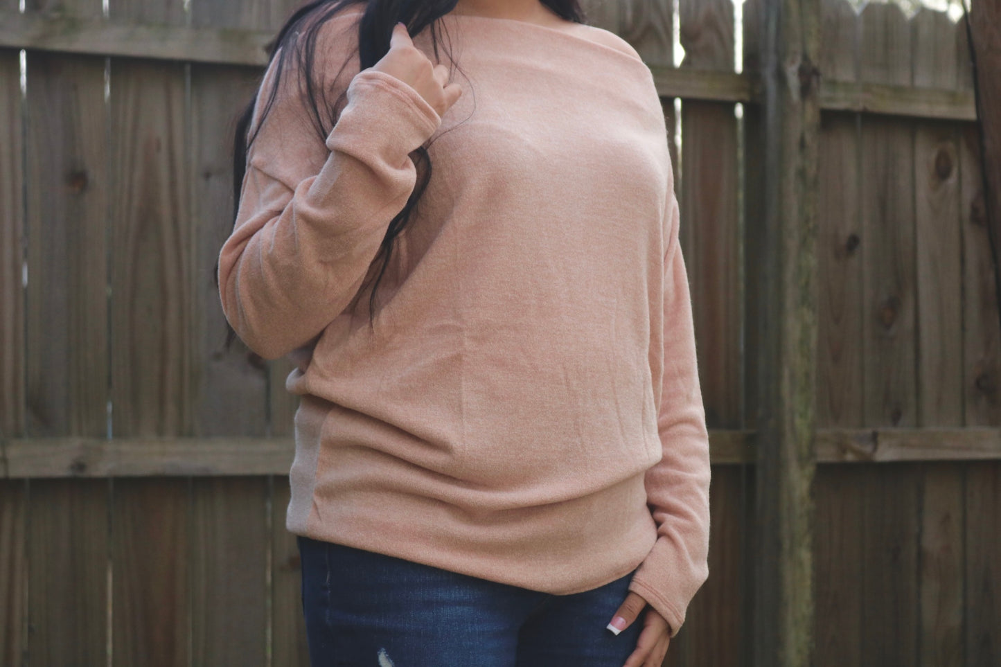 Off The Shoulder Knit Top